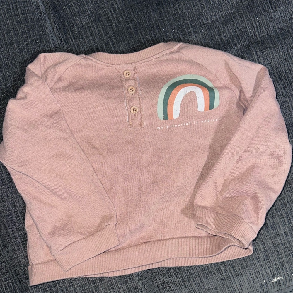 Grayson Collective Rainbow Pullover